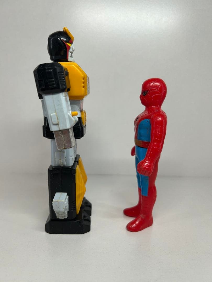 ポピー スパイダーマン レオパルドン セット 当時物 東映 ソフビ