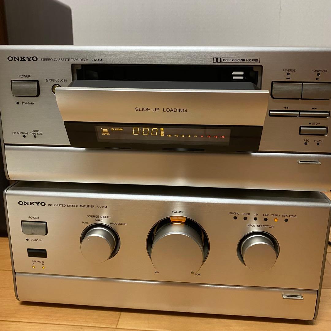 ONKYO コンポ K-511M C-711M T-411M A-911M - メルカリ