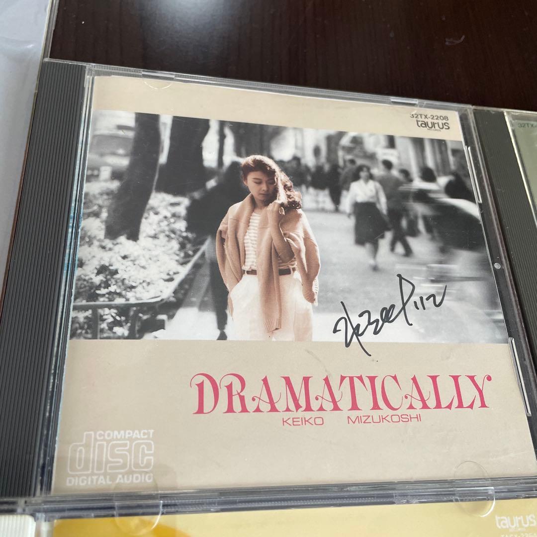 水越けいこ CD レコード 全10点直筆サイン入り！ 水越恵子 シティ