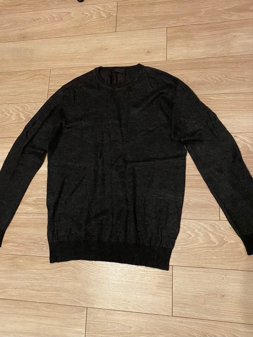 PRADA プラダ モヘア混 薄手 ニット ブラック サイズ50 プラダ レディース ニット PRADA ブランド ワンピース トップス ニット