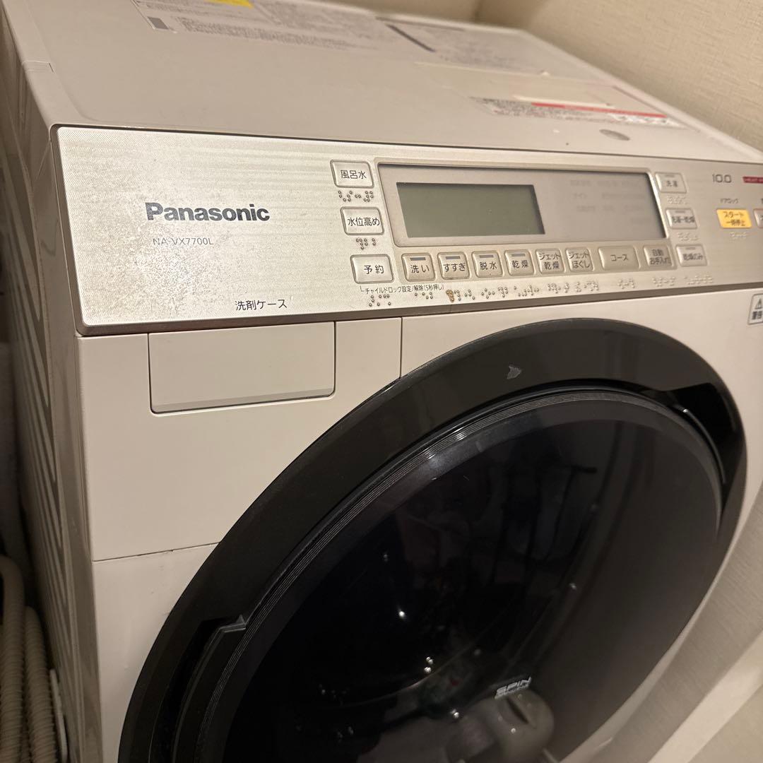 《10/26削除》パナソニックドラム式洗濯乾燥機NA-VX7700L