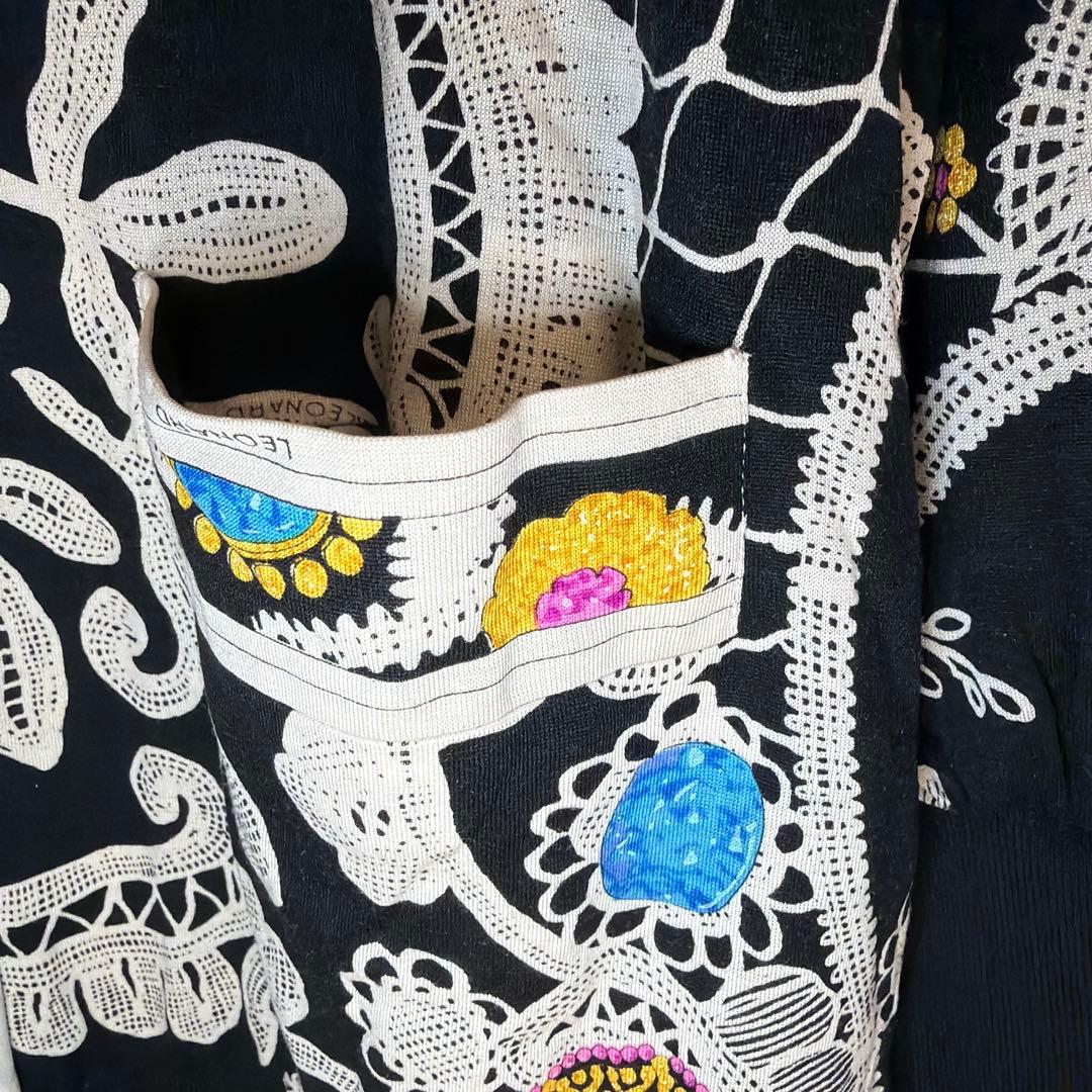 LEONARD レオナール シルクウール カーディガン Mサイズ - メルカリ