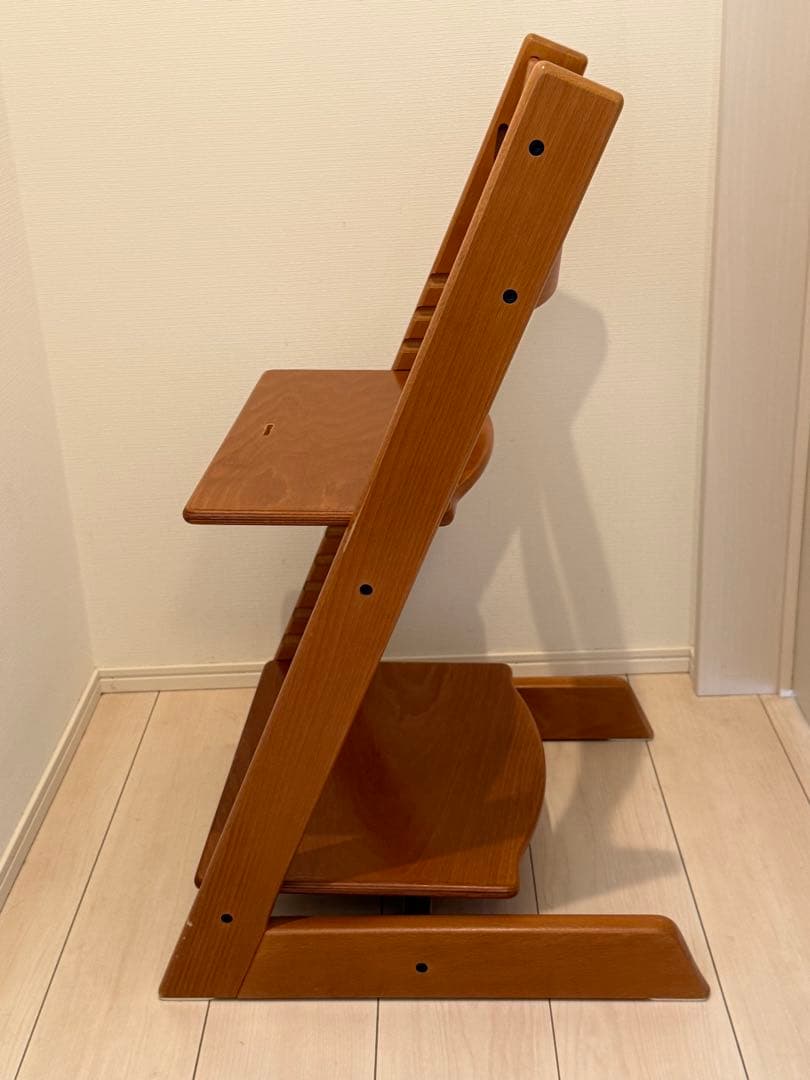 極美品 ストッケ トリップトラップ シリアル3 ブラウン 現行セット対応