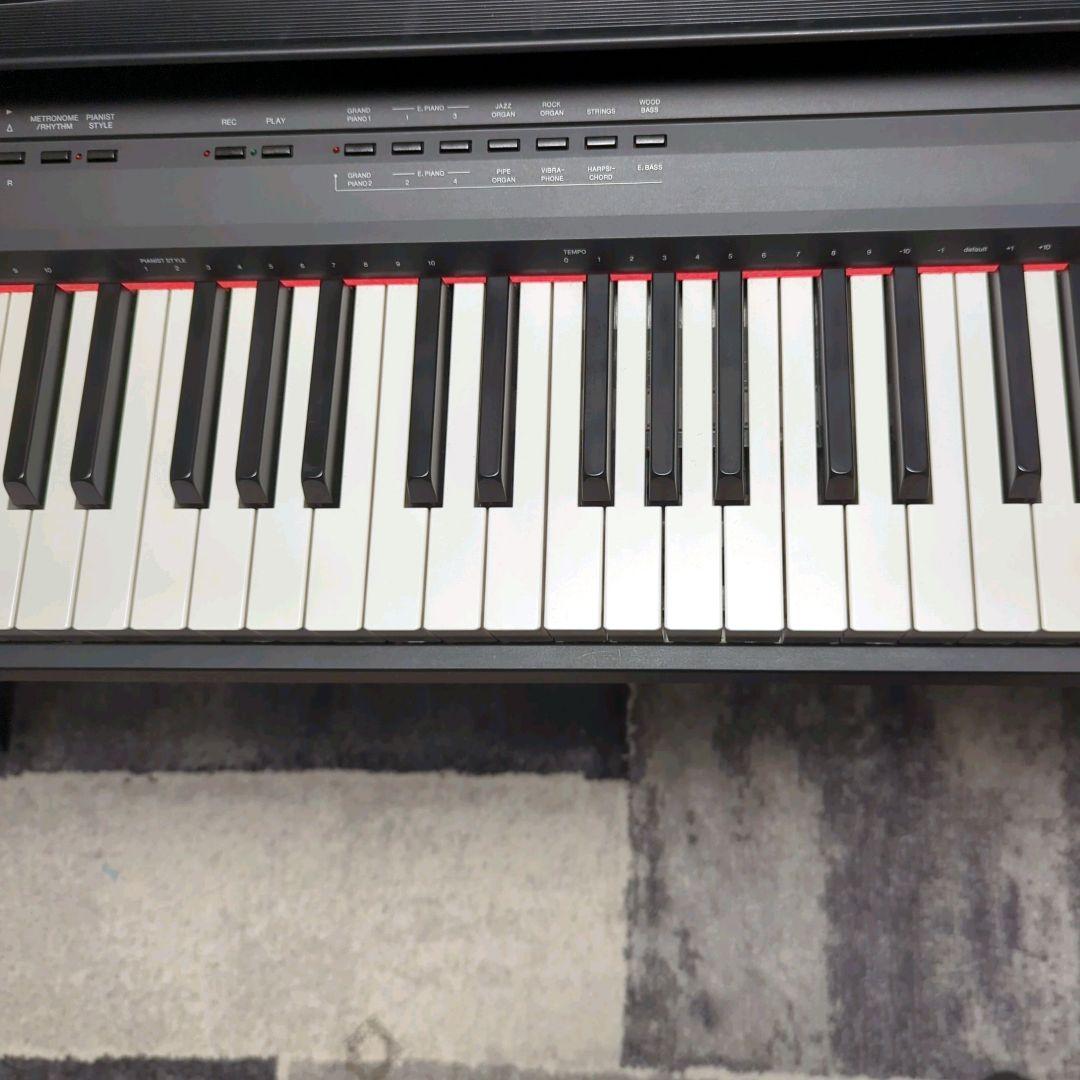YAMAHA】ヤマハ 電子ピアノ P-105 本格スタンド 譜面台 ペダル付き