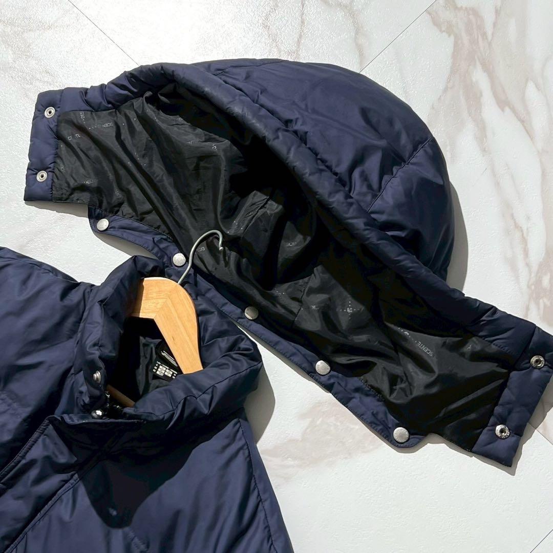 極美品◦XL✨】DESCENTE 2way ダウンコート ロング丈 ネイビー - メルカリ