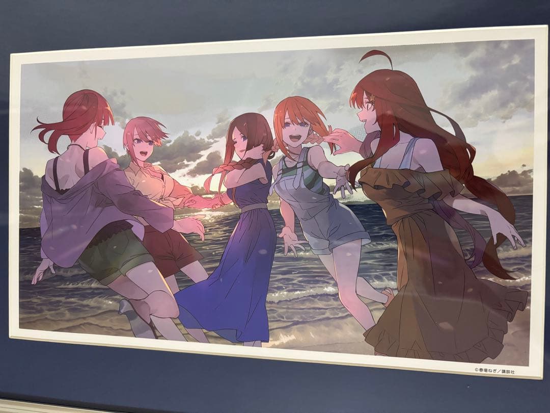 劇場版 五等分の花嫁 メタリック複製原画 週刊少年マガジン 応募者全員