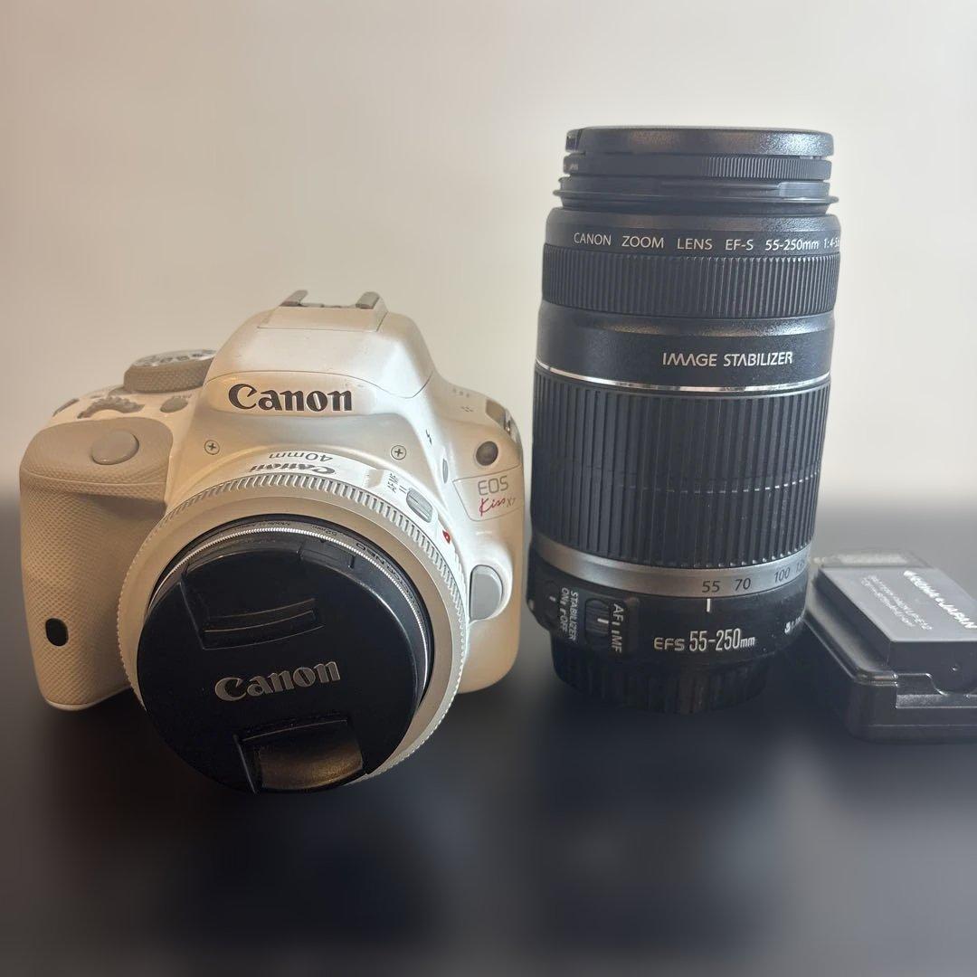 Canon EOS Kiss X7 ホワイト レンズ2本 楽天市場】【中古】キヤノン Canon EOS Kiss X7 ホワイト ダブルレンズ