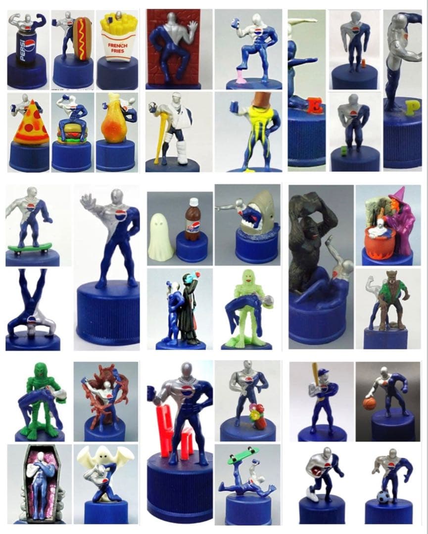 非売品ペプシマン ボトルキャップ 35種 激レアシークレット アメリカン