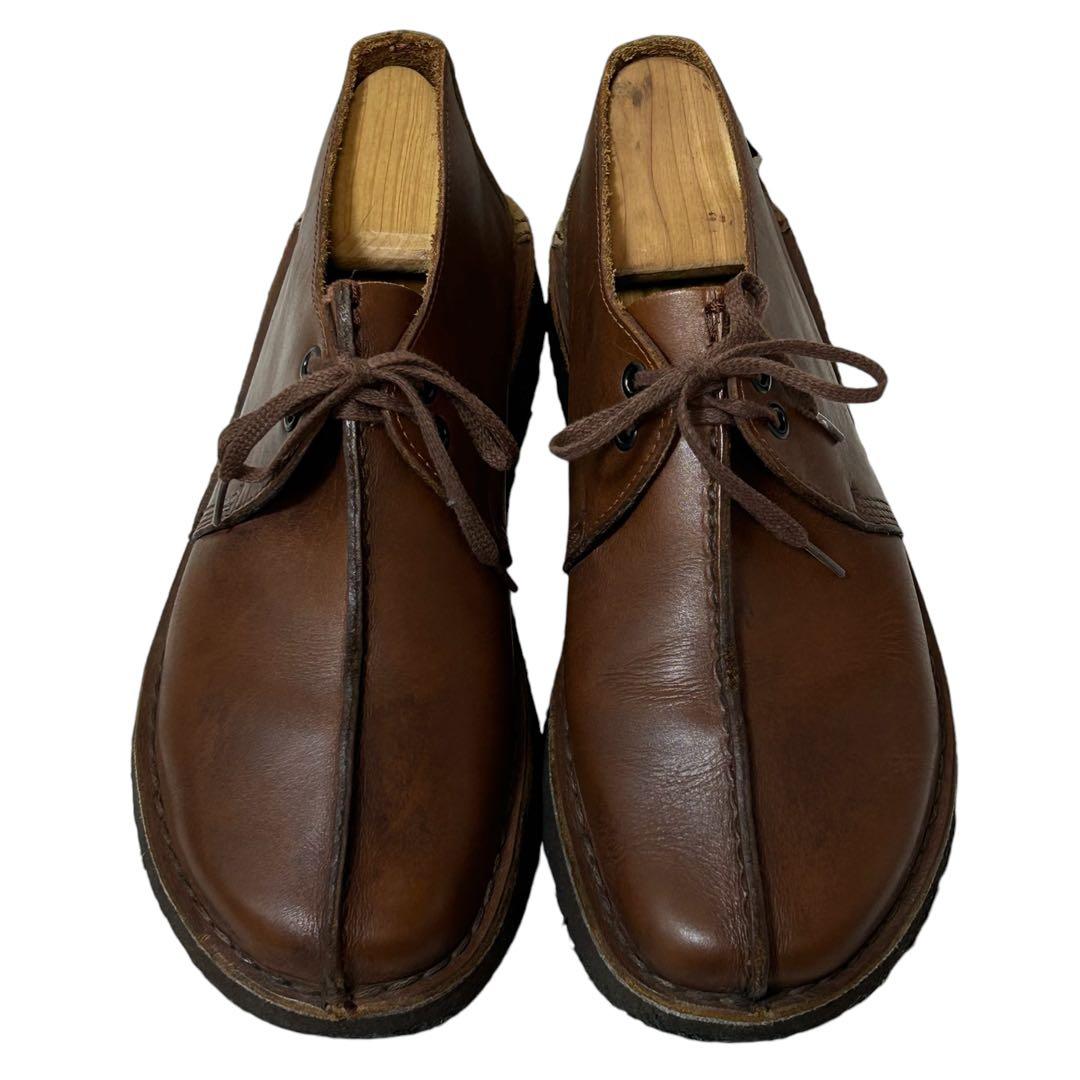 美品 クラークスオリジナルズ デザートトレック ブラウン 表革 7 1/2