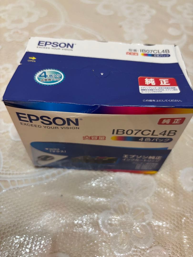 EPSON IB07CL4B インクカートリッジ 4色パック - メルカリ