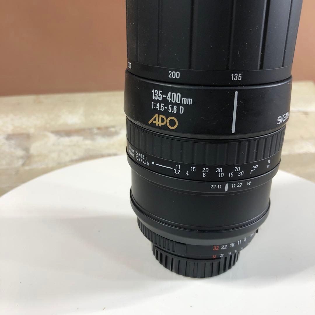 SIGMA 望遠レンズ135-400mm F4.5-5.6 D 絞り4.5〜32