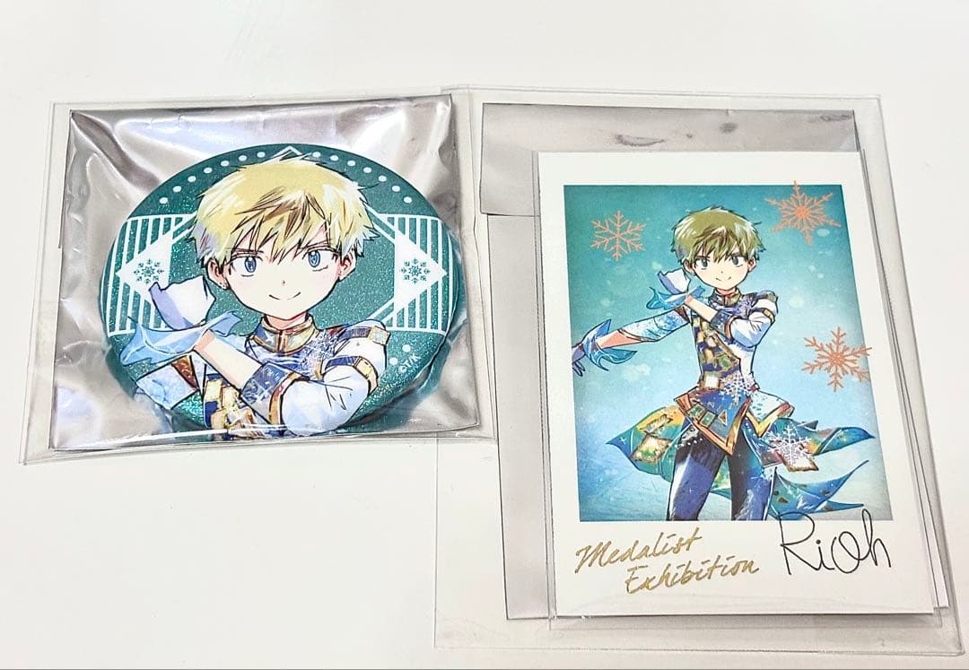 メダリスト展 鴗鳥理凰 缶バッジ フォトカード セット - メルカリ
