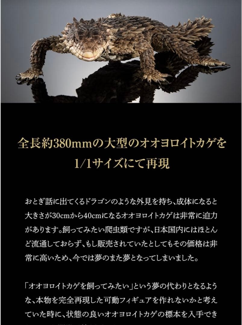 いきもの大図鑑アルティメット オオヨロイトカゲ 新品未開封 - メルカリ