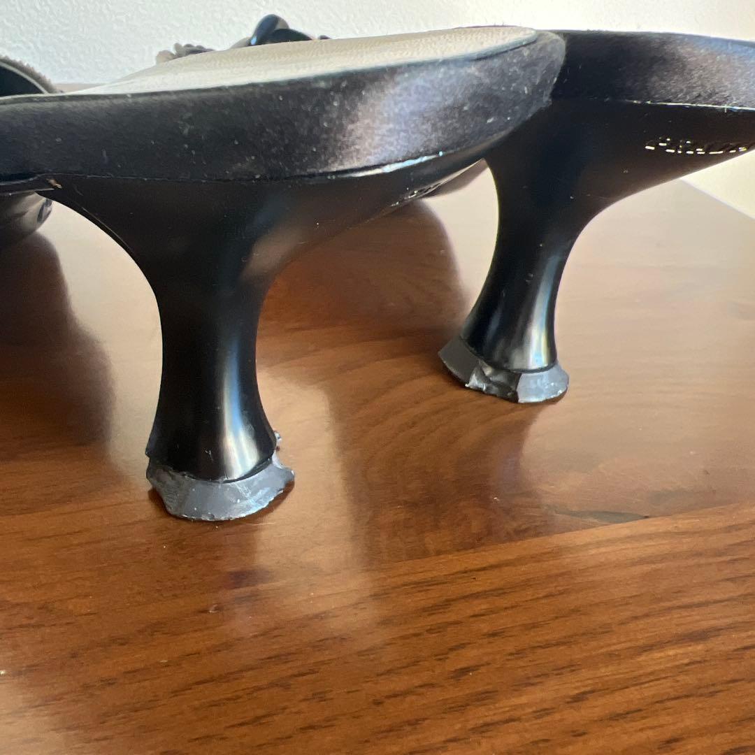 PRADA ブラック ミュール　22.5cm