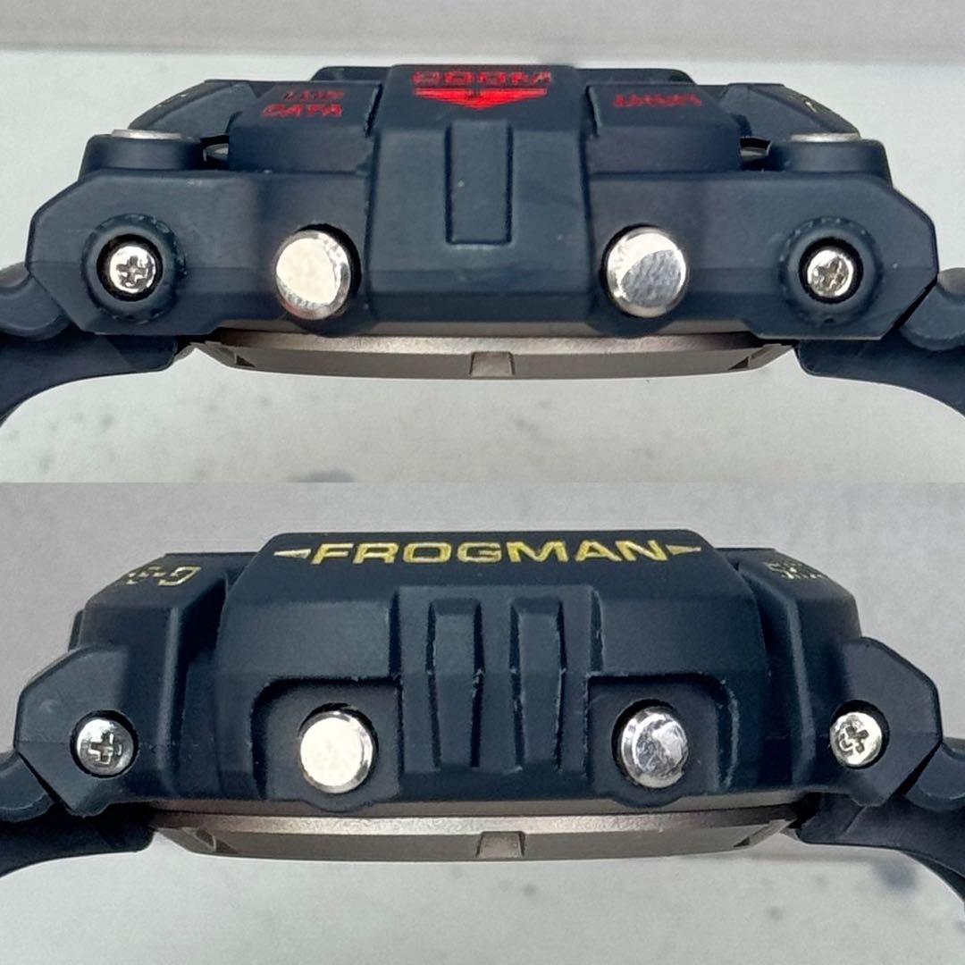 極美品 G-SHOCK GW-200 フロッグマン タフソーラー ネイビーブルー