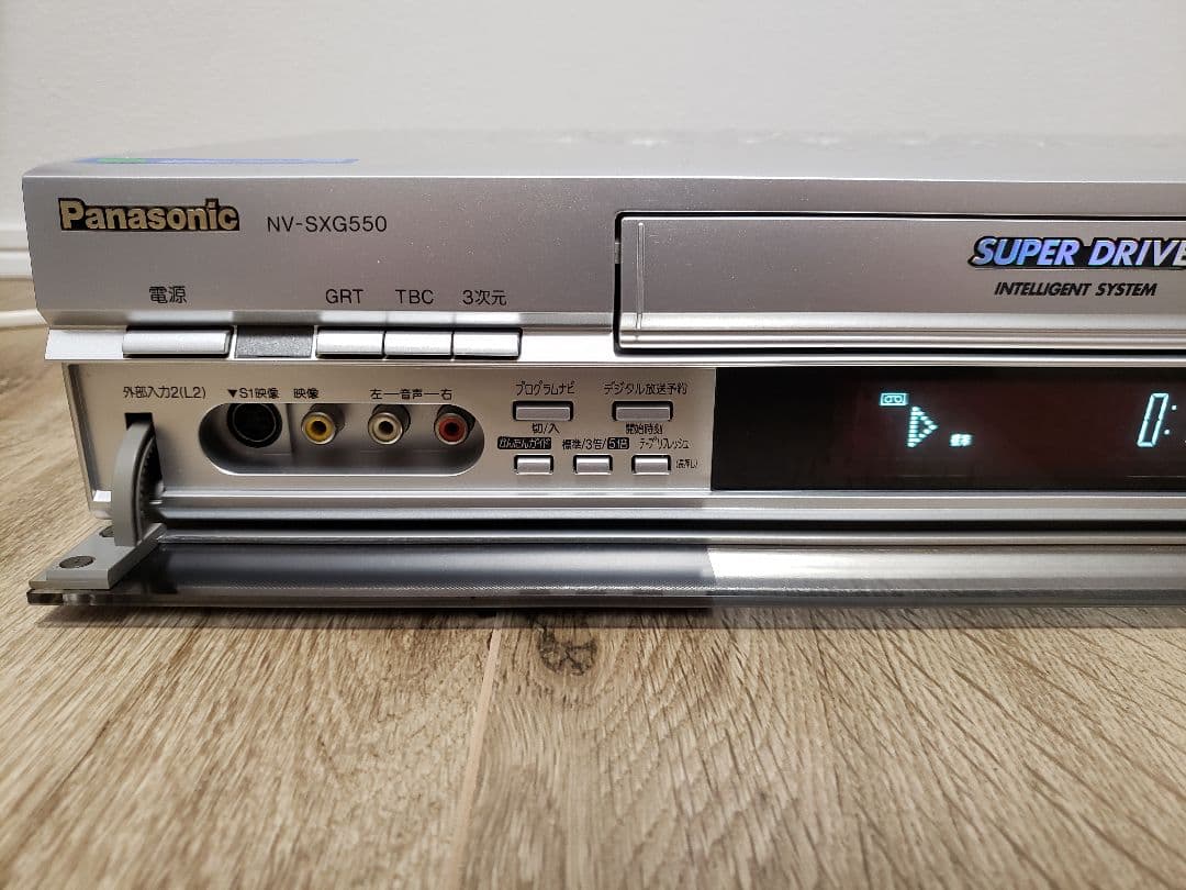 パナソニック NV-SXG550 S-VHSデッキ DNR TBC搭載 美品 - メルカリ