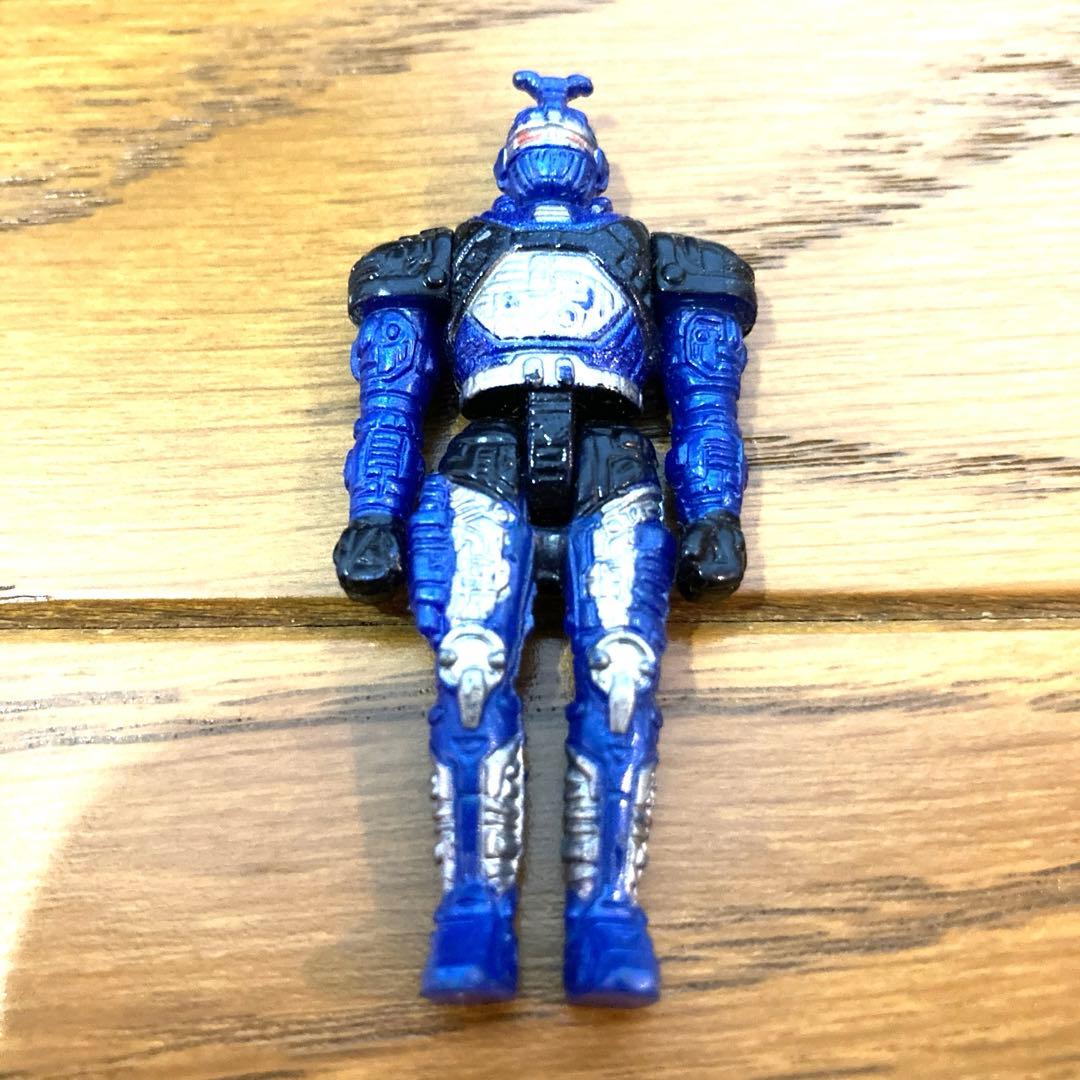 ブルービート フィギュア 重甲ビーファイター カブト 当時物 メタル