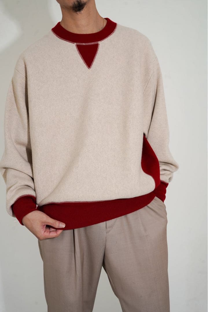 MEIAS カシミヤ100% スウェット ニット L - メルカリ