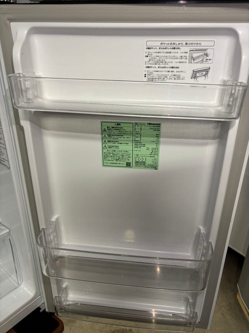 女性オーナーHisense ハイセンス 2ドア冷凍冷蔵庫 120L 2022年製の通販