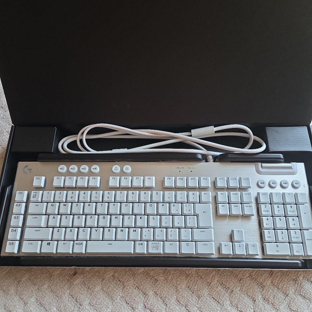 G813 Logicool キーボード　茶軸　ホワイト ロジクールが白色ゲーミングキーボード「G813」 を11月発売 - GameFavo