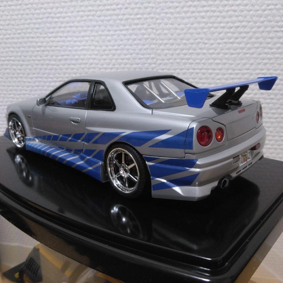 SKYLINE GT-R ワイスピ ブライアン仕様 1/24 アオシマ - メルカリ