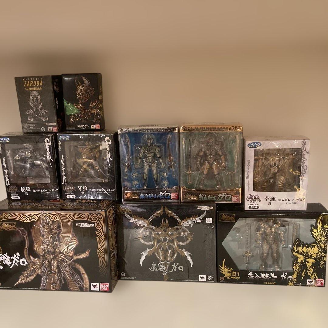 牙狼フィギュアセット 送料込み S.H.Figuarts（真骨彫製法） 黄金騎士ガロ（冴島鋼牙）GARO 20th