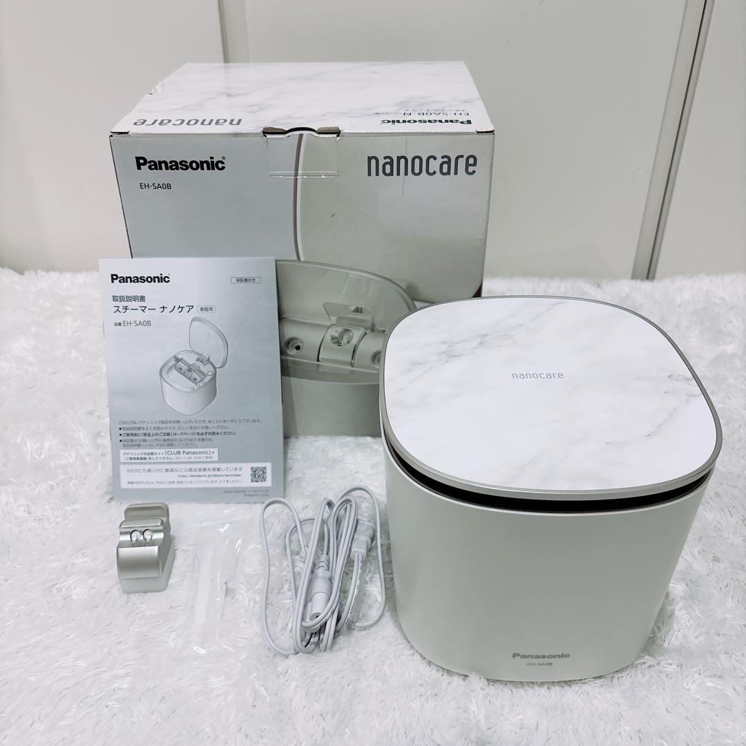 【新品・未使用】Panasonic スチーマーナノケア EH-SA0B-N コース・使い方 | 特長 スチーマー ナノケア EH-SA0B | フェイスケア
