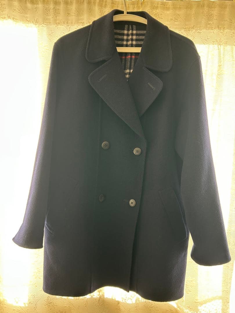Burberrys ネイビー コート BURBERRY - Vintage バーバリー Burberrys コート ウール カシミヤ