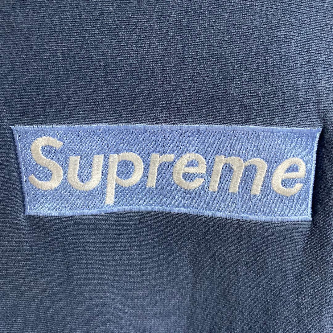 シュプリーム ボックスロゴ トレーナー アイスブルー 1995 - メルカリ