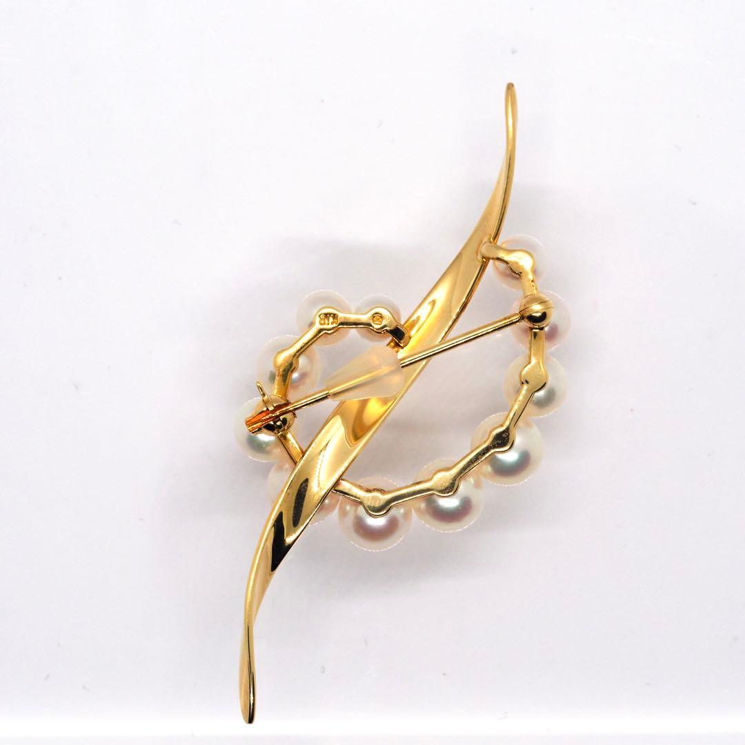 愛子さまご使用モデル【MIKIMOTO】K18YG パール ブローチ - メルカリ