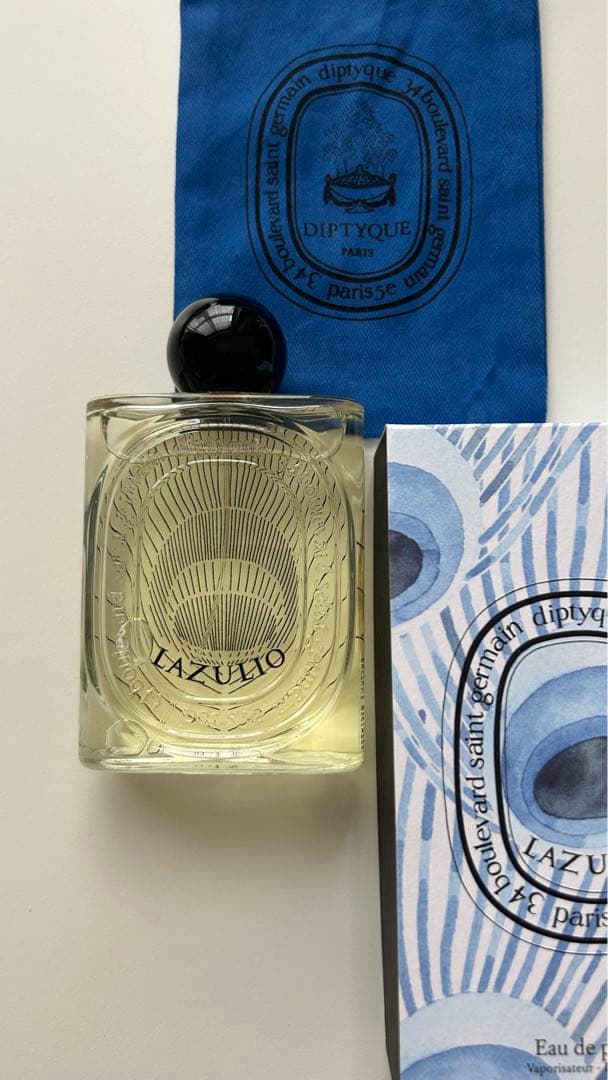 diptyque LAZULIO 香水 100ml ポーチ+箱付き - メルカリ