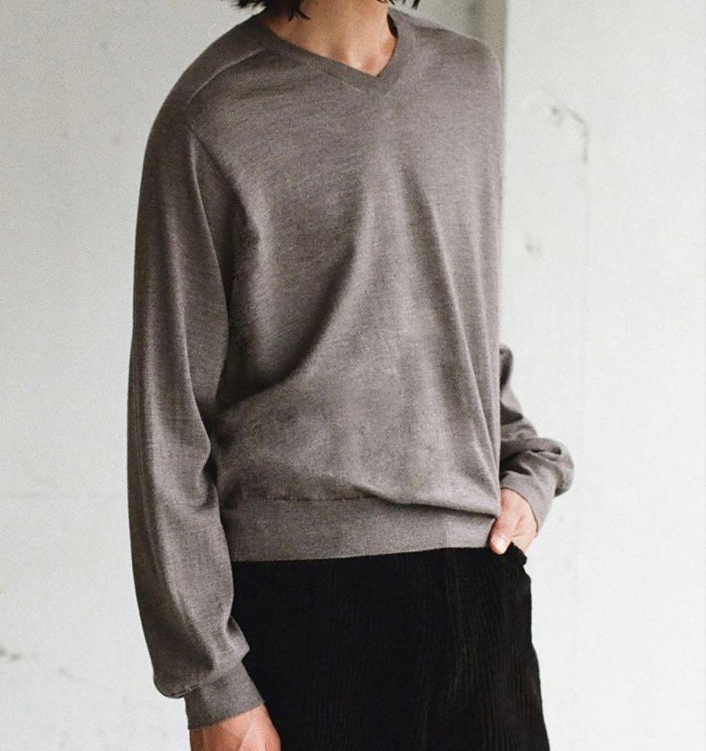 1/18まで限定価格 W/Si/Ca 18G V Neck Knit S W/Si/Ca 18G V Neck Knit / 商品詳細ページ / LIDNM / Llife ONLINE