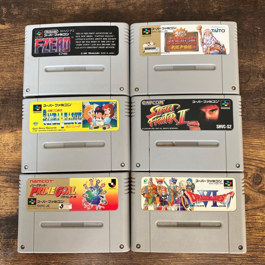 名作】SFC スーパーファミコンソフト ソフトのみ まとめ売り - メルカリ