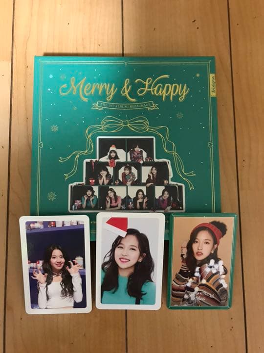 TWICE Merry＆Happy 特典トレカ付き - メルカリ