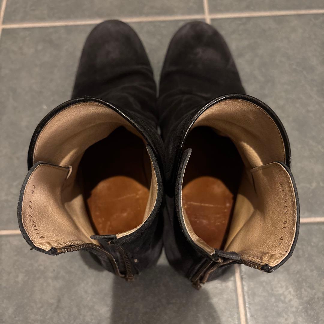 nil admirari バックジップブーツ スウェード ブラック42 - メルカリ