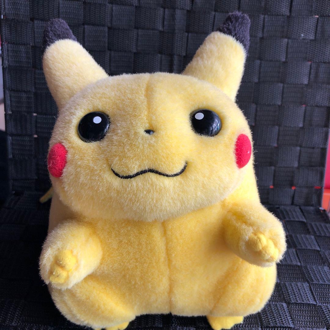 ピカチュウ ぬいぐるみ 初期 初代 TOMY 希少 レア お腹を押すと 音が