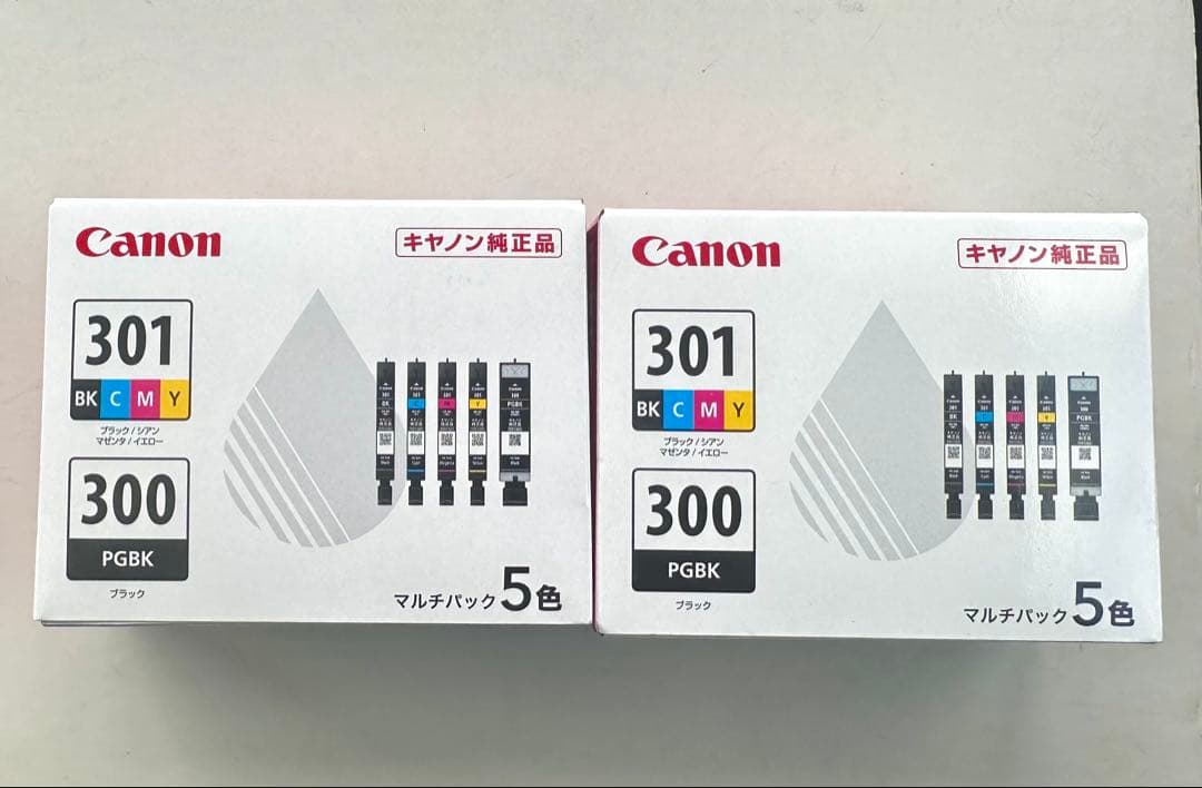 新品未開封 Canon BCI-301+300 5色　マルチパック 純正 PIXUS Canon インクタンク BCI-301+BCI-300/5MP 5色マルチパック 国内