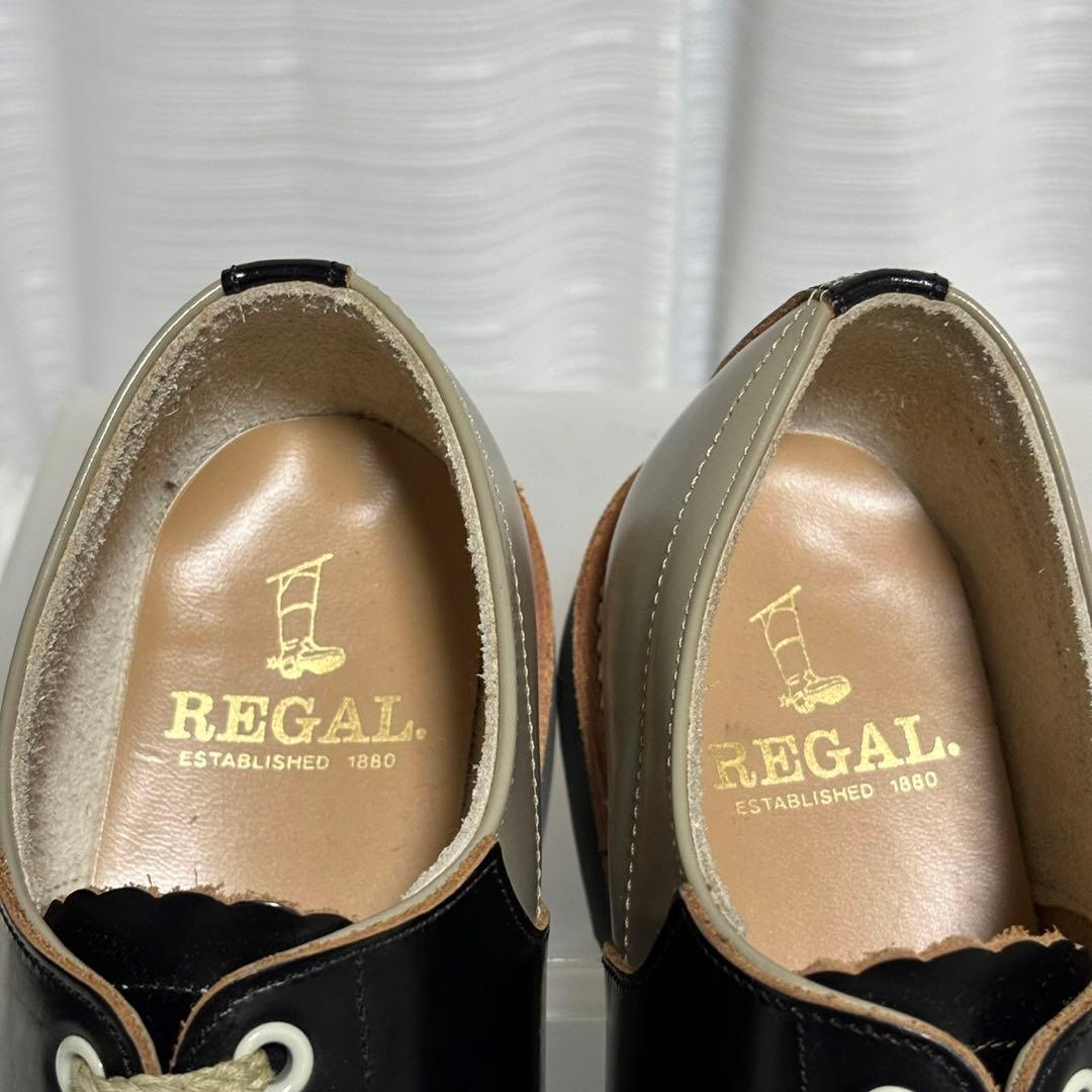 REGALリーガル 2452 サドルシューズ 内羽根 プレーントゥ - メルカリ