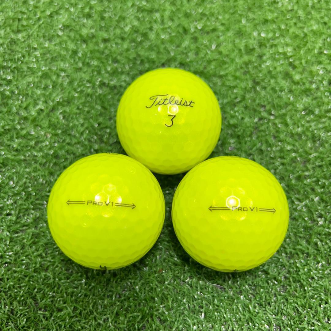S01】Titleist PRO V1 黄 21年 ロストボール 24球 - メルカリ
