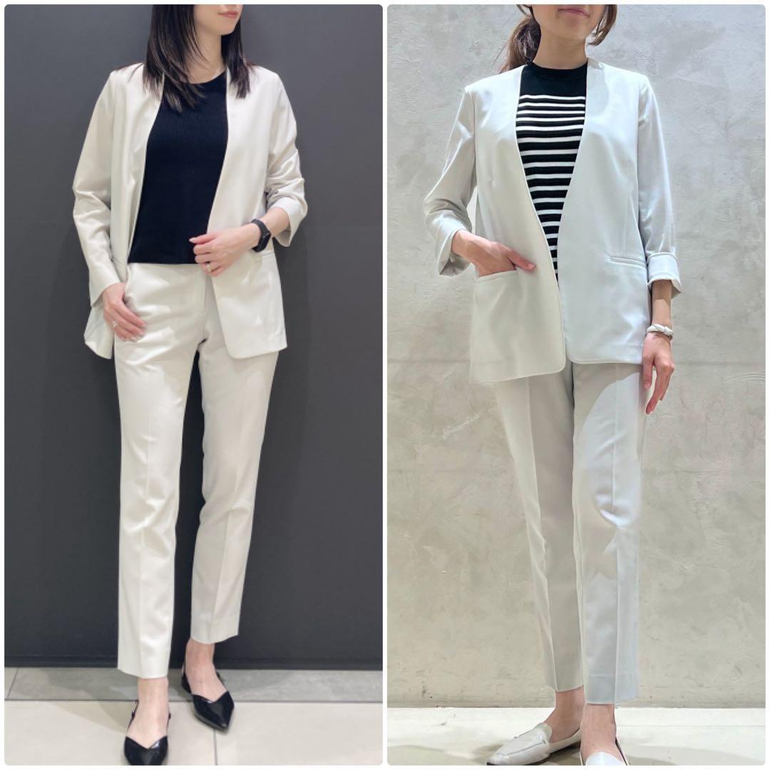 新品 theory luxe 24SS Sycamore2 ノーカラージャケット - メルカリ