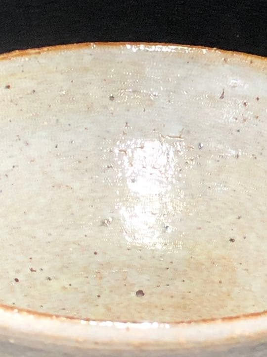 茶道具】唐津井戸茶碗 曹源窯坂本喜昭作 梅花皮 唐津焼 抹茶碗 茶碗A311