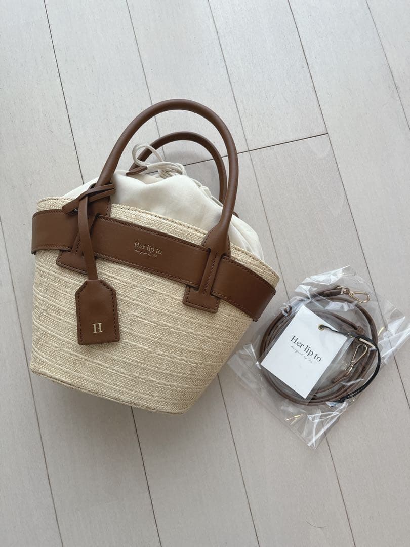 Her lip to Palma Mini Tote Bag ブラウン - メルカリ