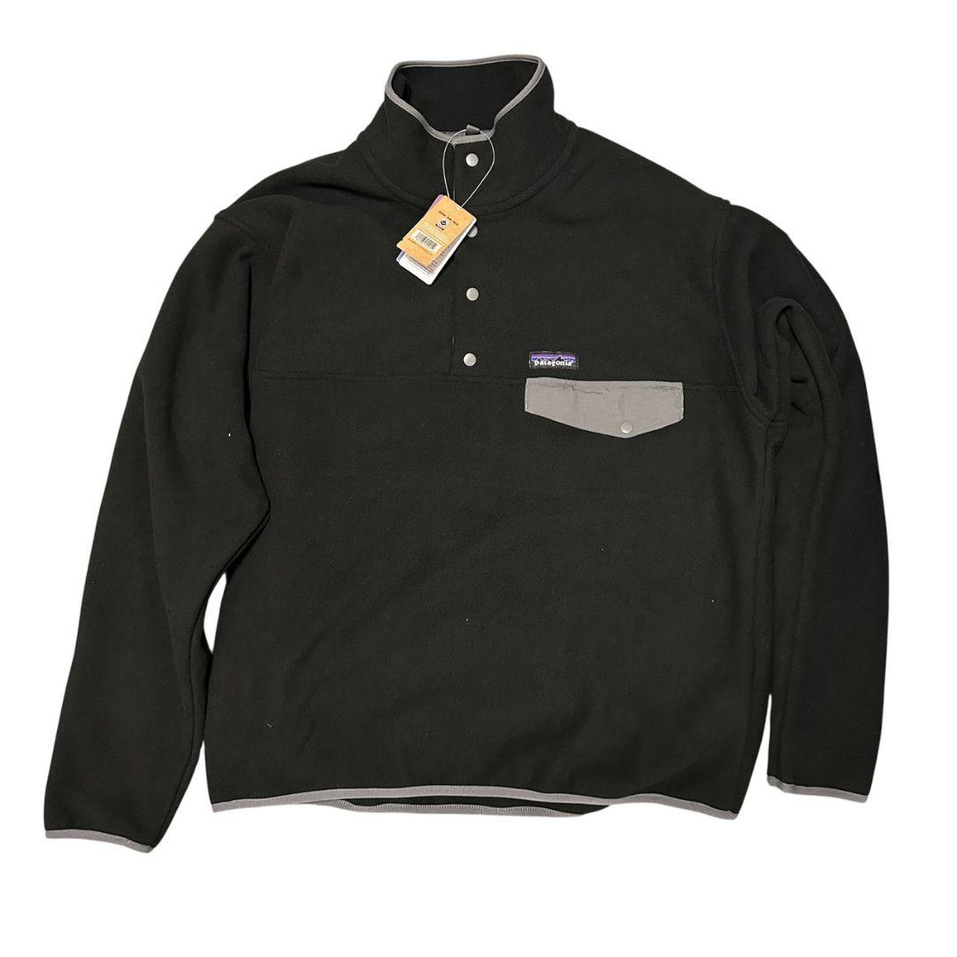 極美品 パタゴニア シンチラスナップT M 黒 フリース 野村周平 - メルカリ