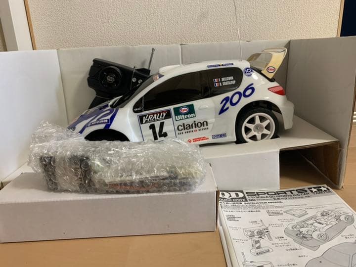 タミヤ RCカー QD プジョー 206 WRC ラジコン 1/10 - メルカリ