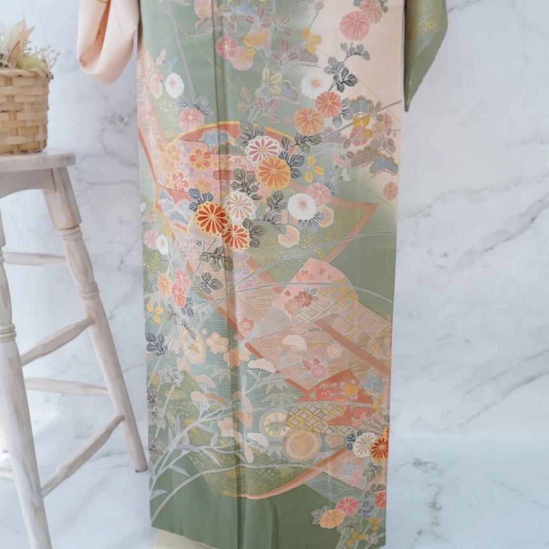 訪問着 フルセットa506卒業式 入学式 お宮参り 七五三 結婚式 落款