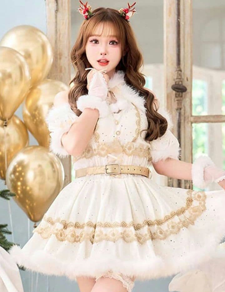 【Malymoon/マリームーン】ジュエルドブランシュトナカイ 即日発送】ジュエルドブランシュトナカイ《クリスマスコスプレ8点