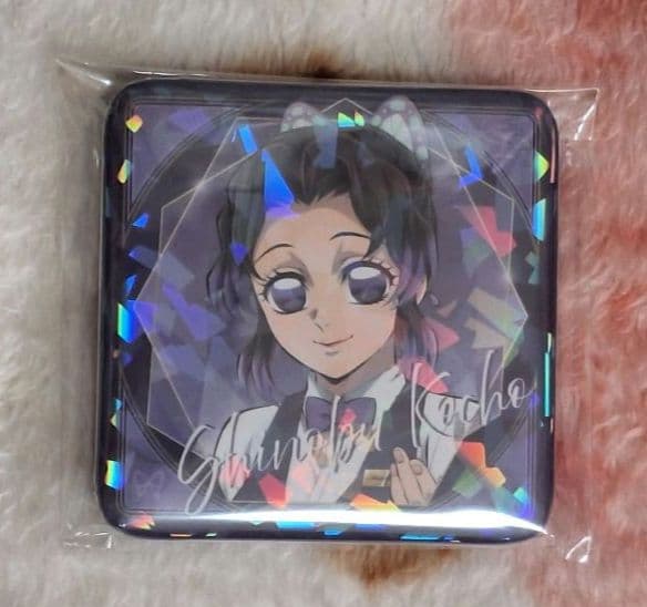 鬼滅の刃 モクテルバー ロトくじ 缶バッジ 胡蝶しのぶ アップ 鬼滅の刃 モクテルバー ロトくじ 缶バッジ 胡蝶しのぶ アップ