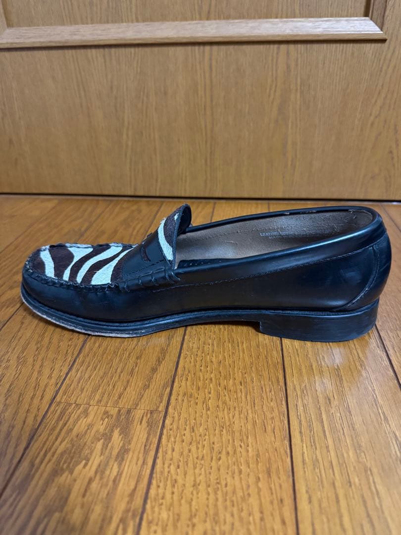 靴 G.H.bass larson zebra US10