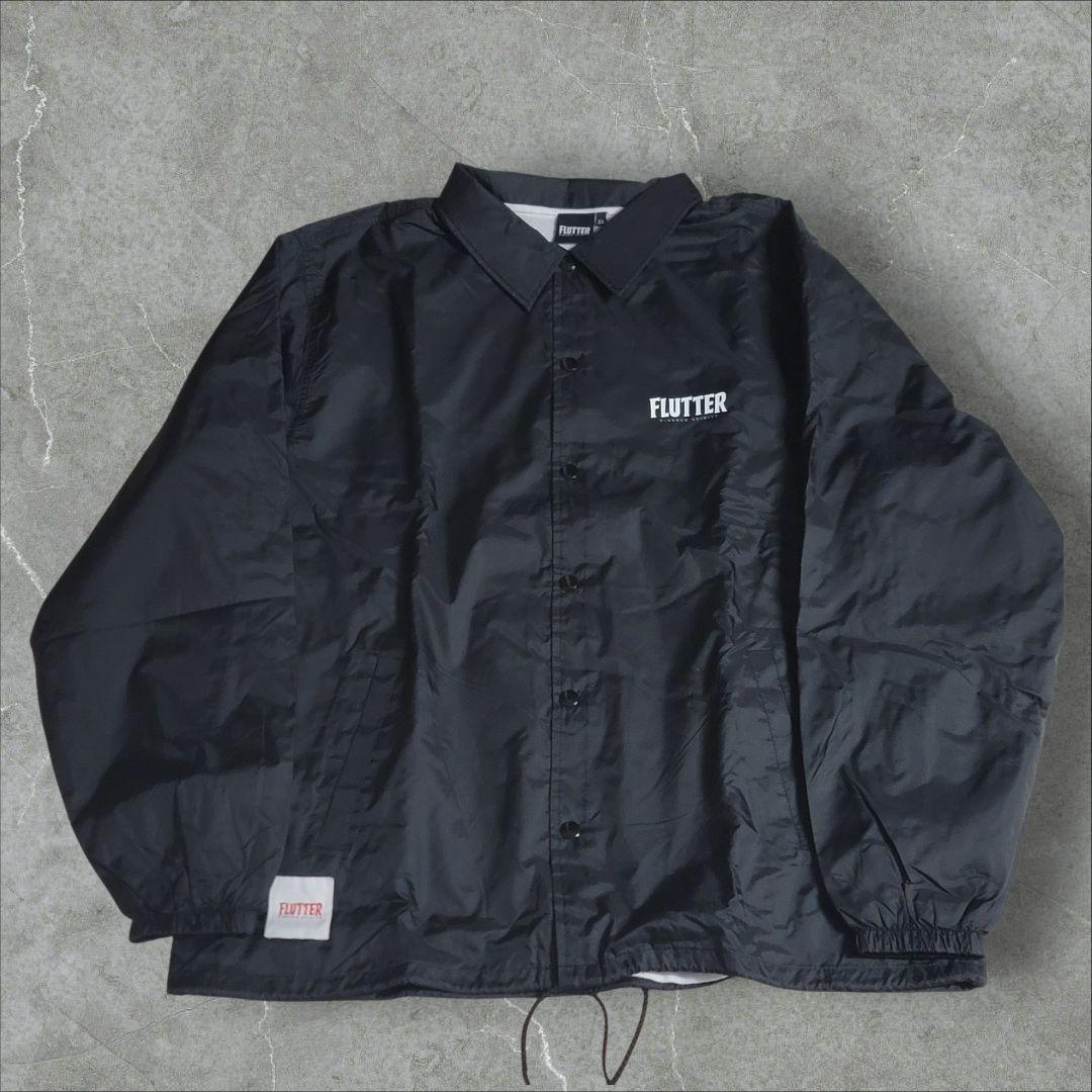 会場限定品】【FLUTTER】 フラッター コーチジャケット ブラック XL