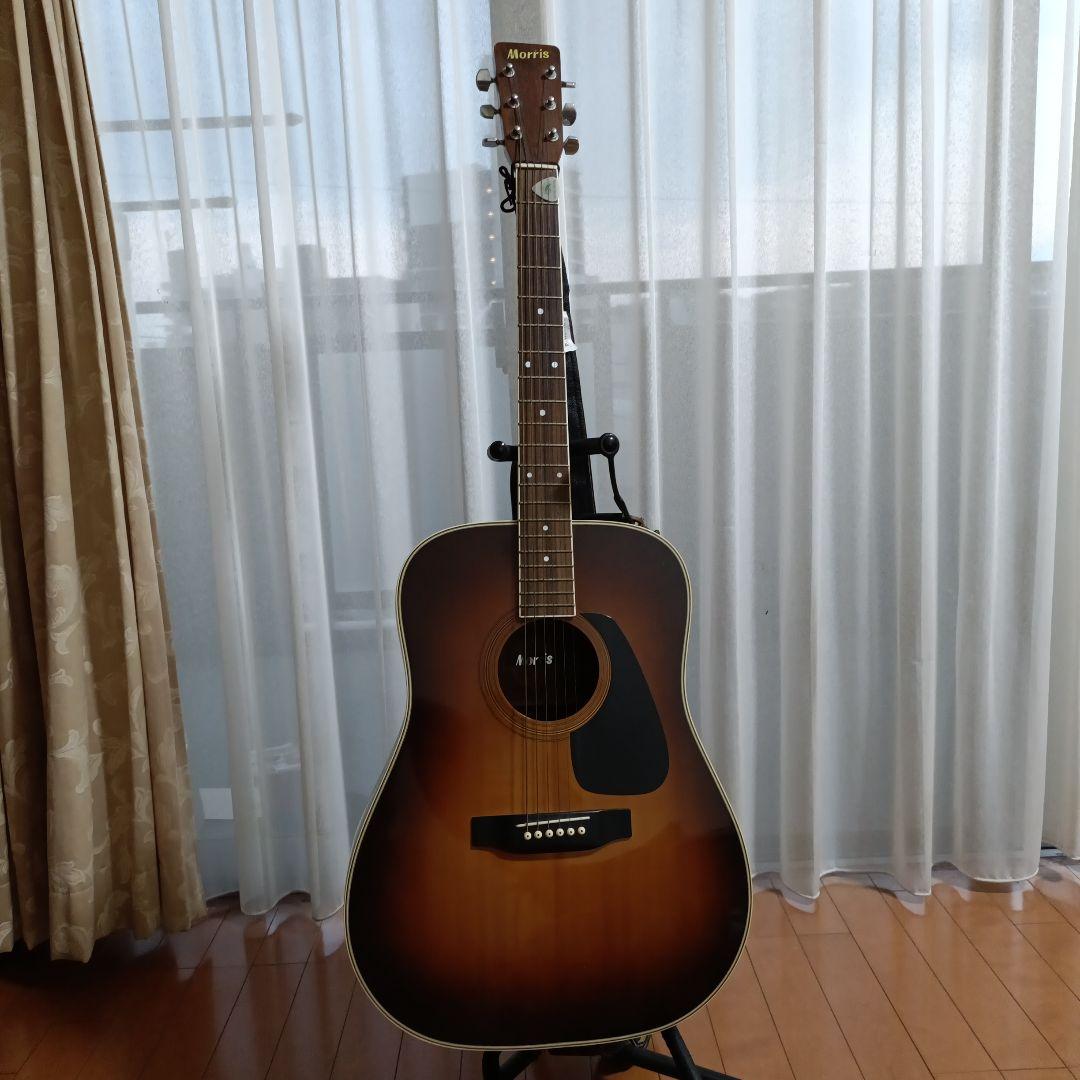 Morris アコースティックギター ブラウン Morrisからオールマホガニー仕様のアコギ2機種が発売。